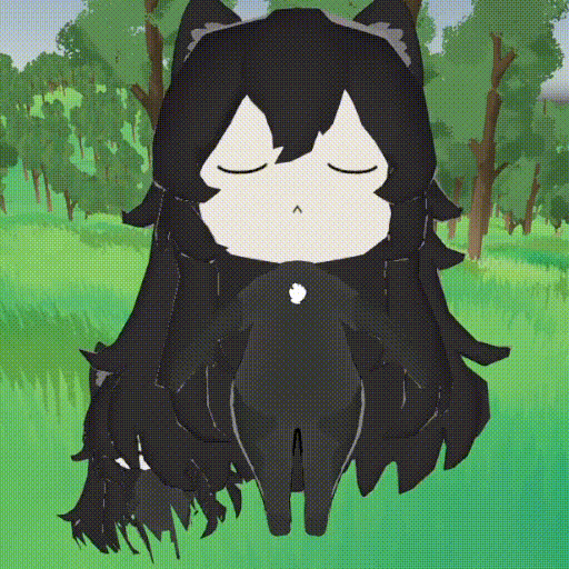 Animated frame of a wolf child from the devlog that first announced a demo was in the works